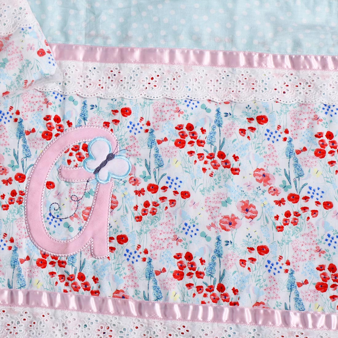 Spring Flowers Dohar Cushion Set