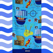 Pirates Ahoy Printed towel