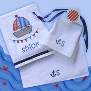Sailing Away Bath Set