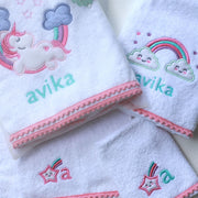 Unicorn Love - 4 pc Baby Bath Collection