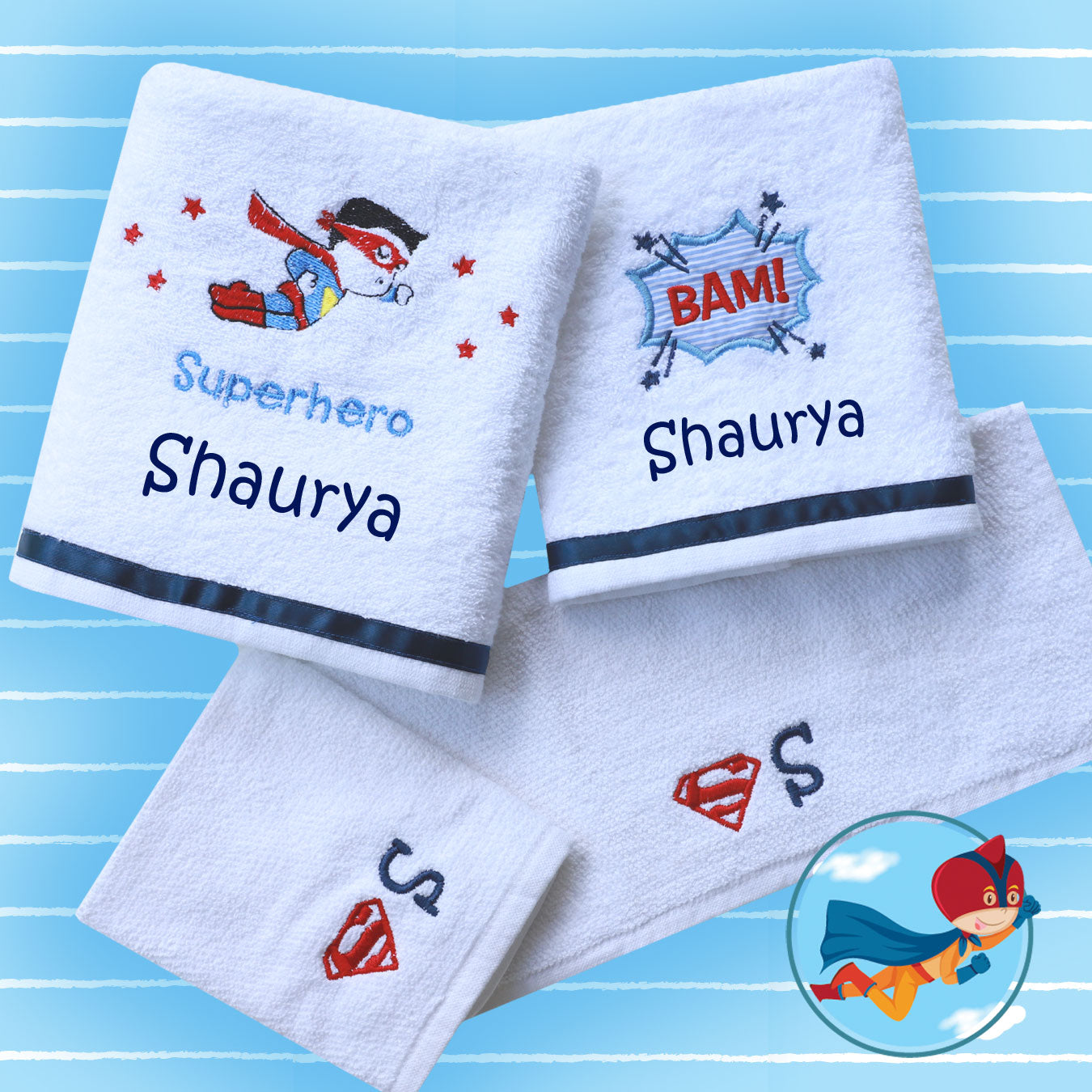 Im a Superhero - 4 pc Bath Set