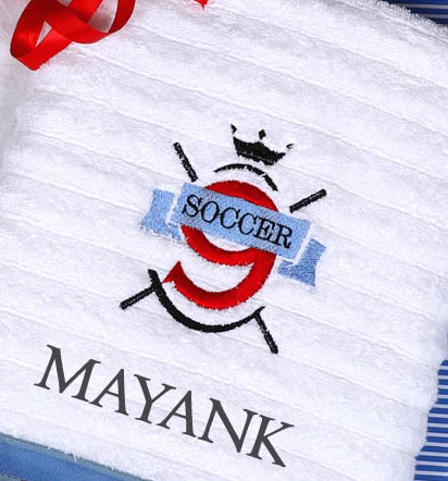 Soccer Series Bath Towel