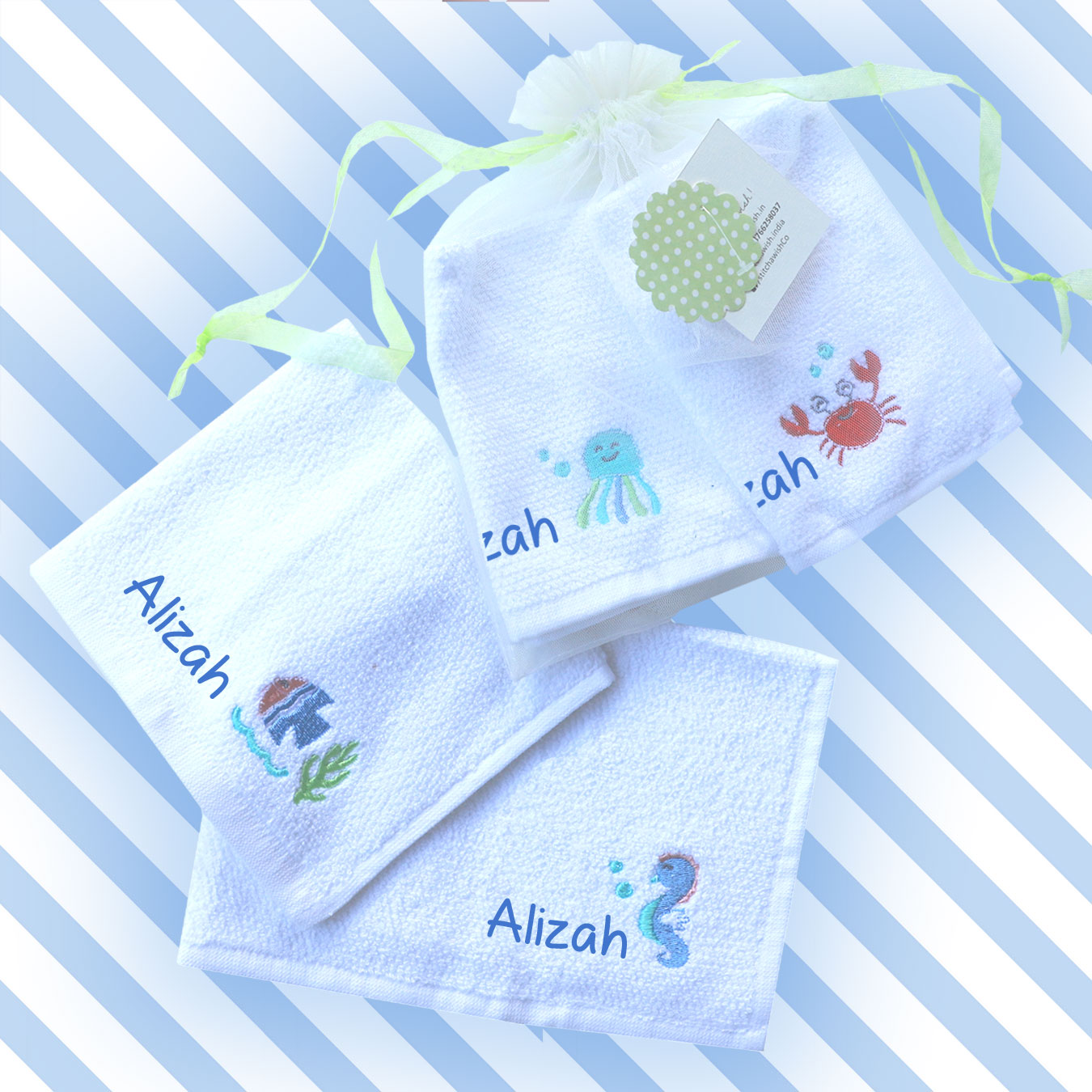 Under the Sea Face Towel Set