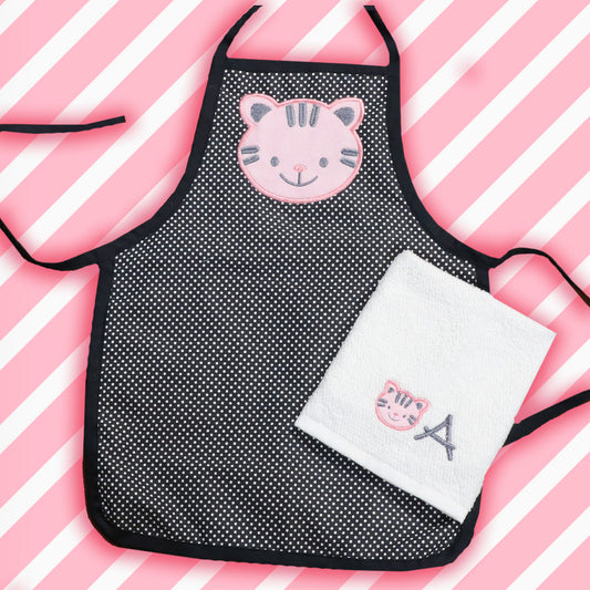 Kitten Love Apron Set