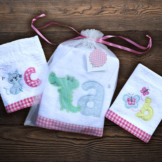 ABC Time Baby towel set