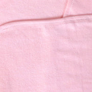 Pink hooded baby towel