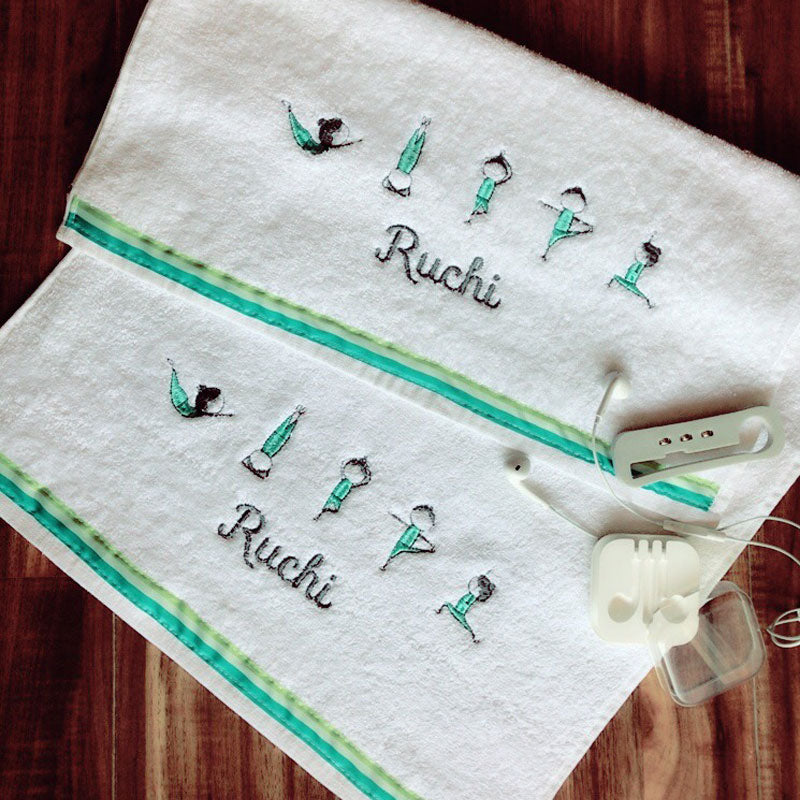 I love Yoga Hand Towels