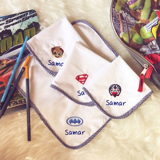 Superheroes Cotton Hankerchief Set