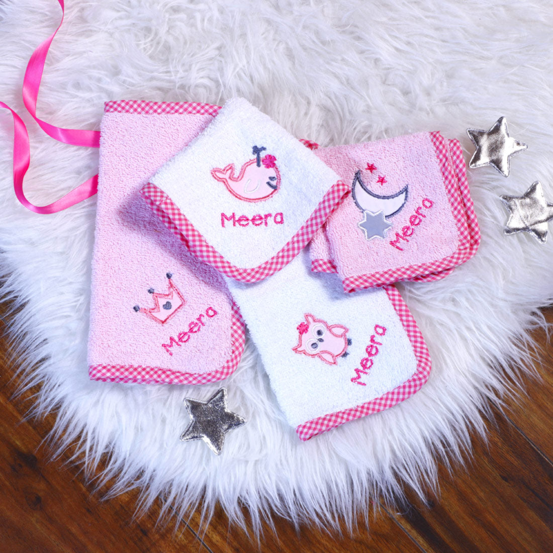 Lil Star Baby Girl Napkin Set