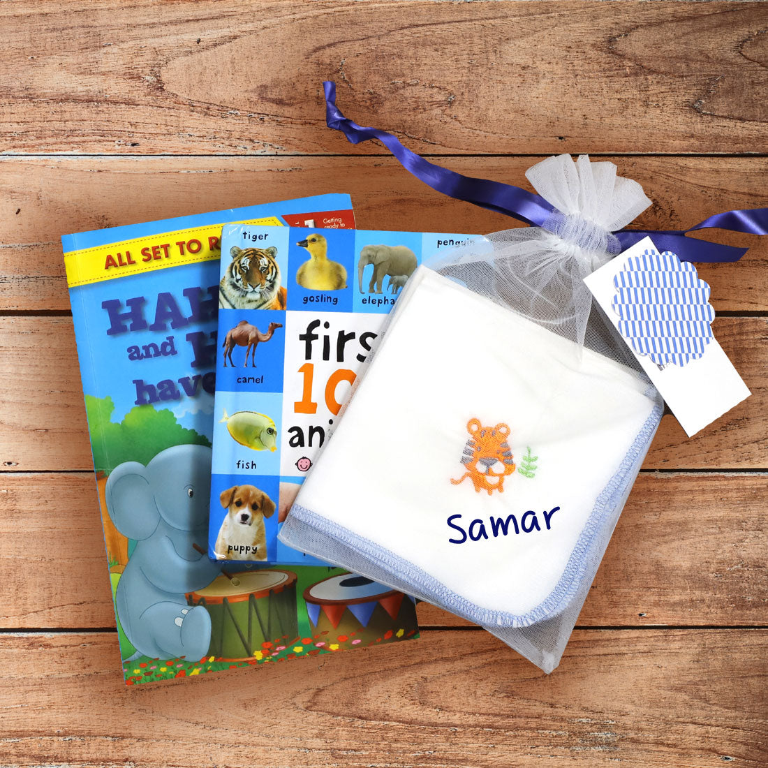 Animal Fun Cotton Hanky Set