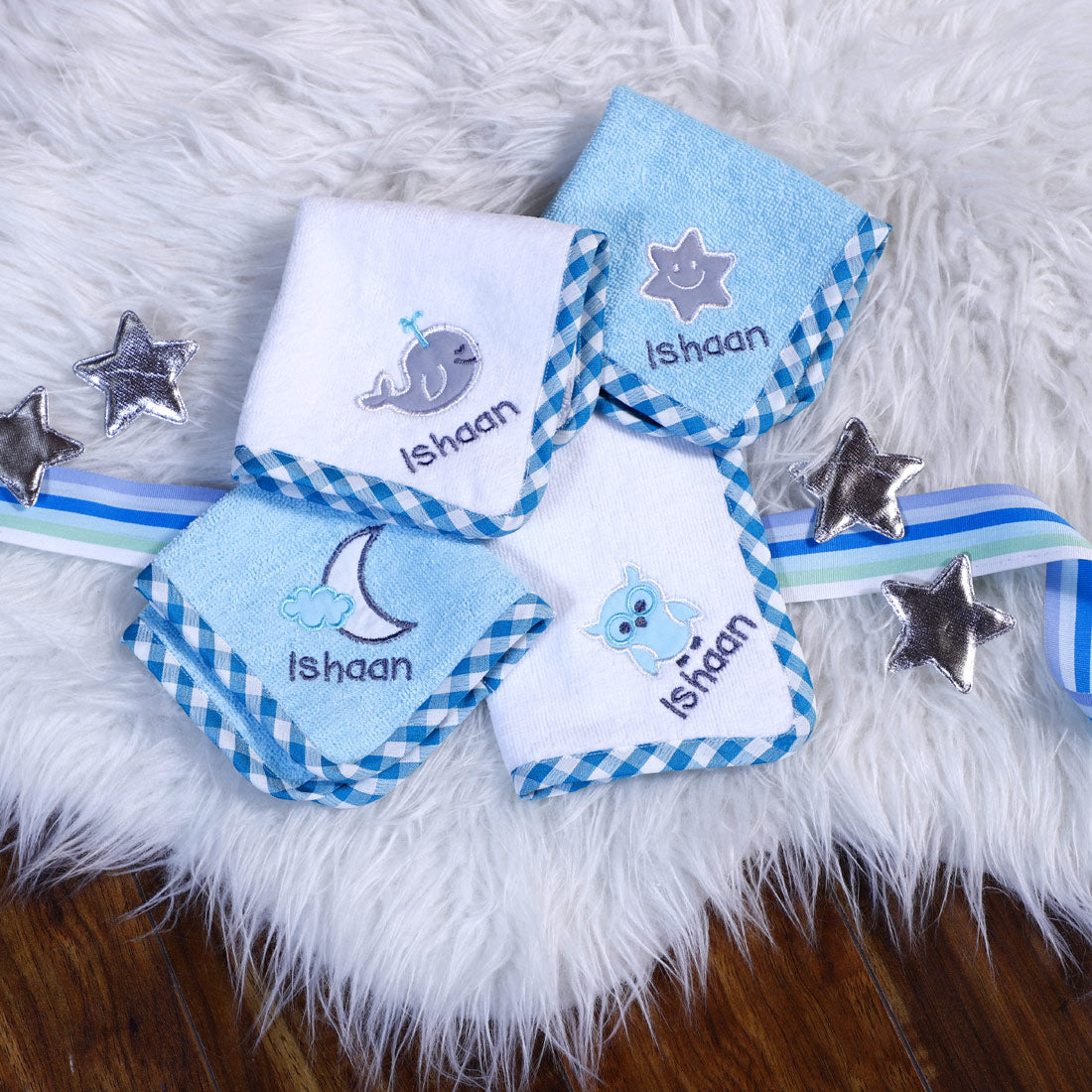 Lil Star Baby Boy Napkin Set