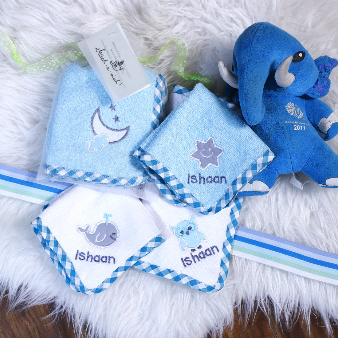 Lil Star Baby Boy Napkin Set