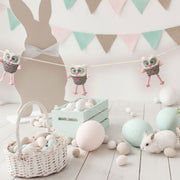 Pink Owl bunting
