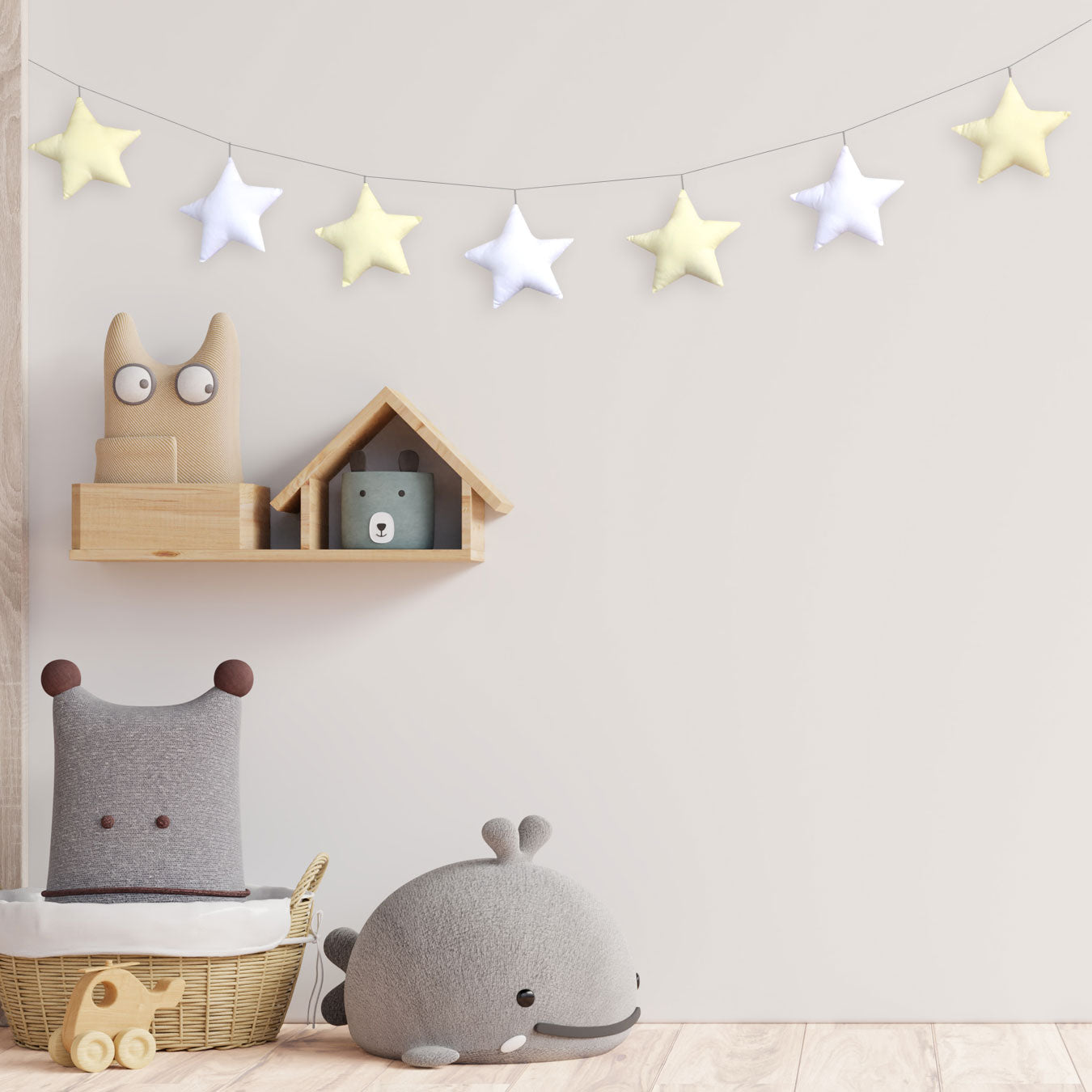 Star Bunting for Kids - Yellow
