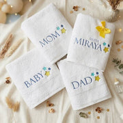 Baby Shower Hamper of 4 Hand Towels