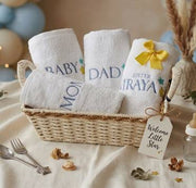 Baby Shower Hamper of 4 Hand Towels
